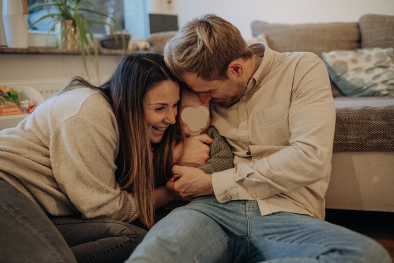 Familienshooting zuhause