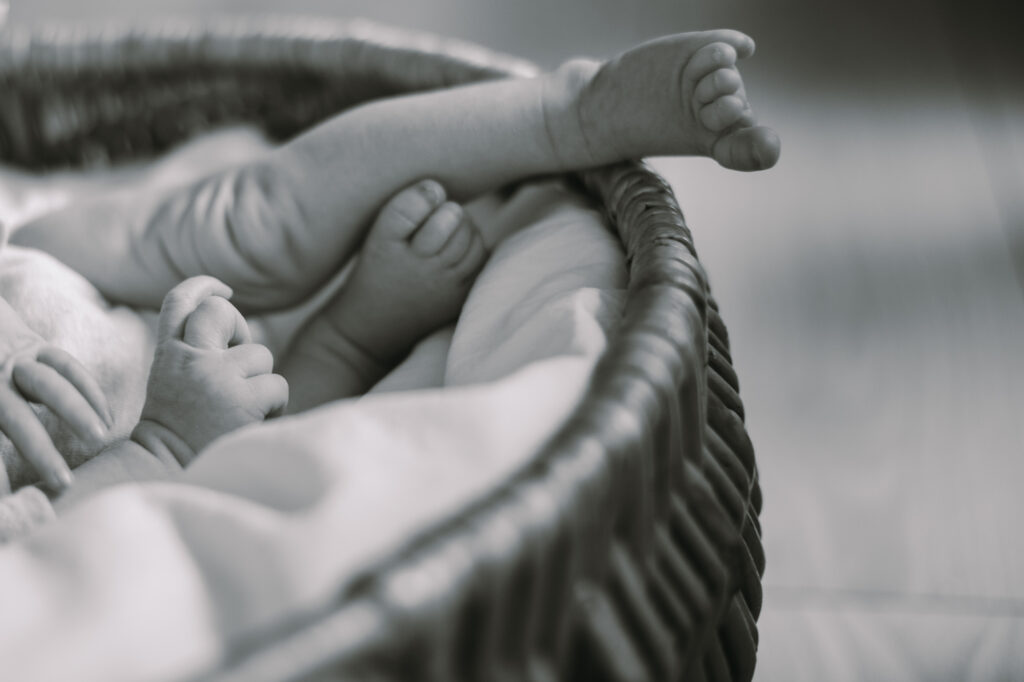 Newbornshooting babyfüße